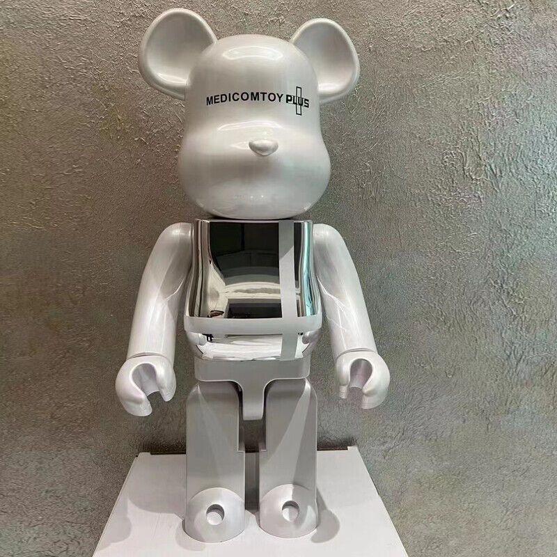 BE@RBRICK 400% Plated Building Block Violent Bear X KAWS/Collectible Figure Gift