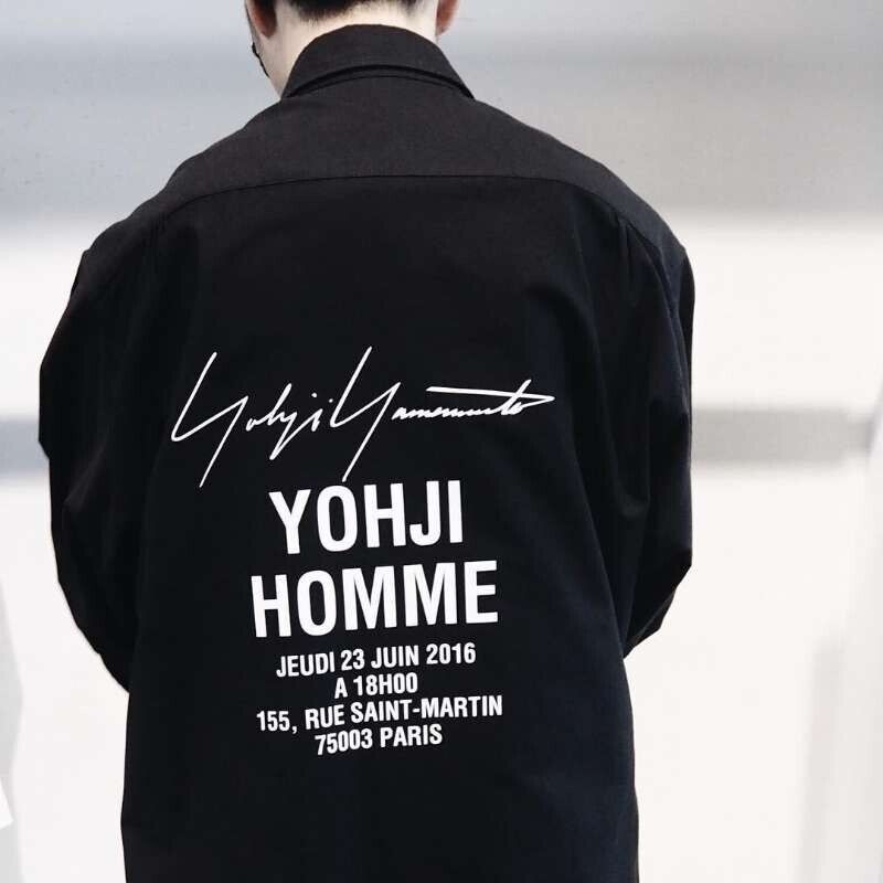 Self-Made Yohji Yamamoto Coat Trench Coat Shirt Paris Runway Limited Edition