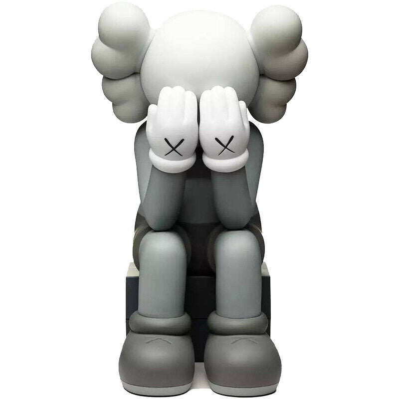 KAWS Figurine Collectible: Toy Handheld Ornament KAWS Covered Face Sesame Street