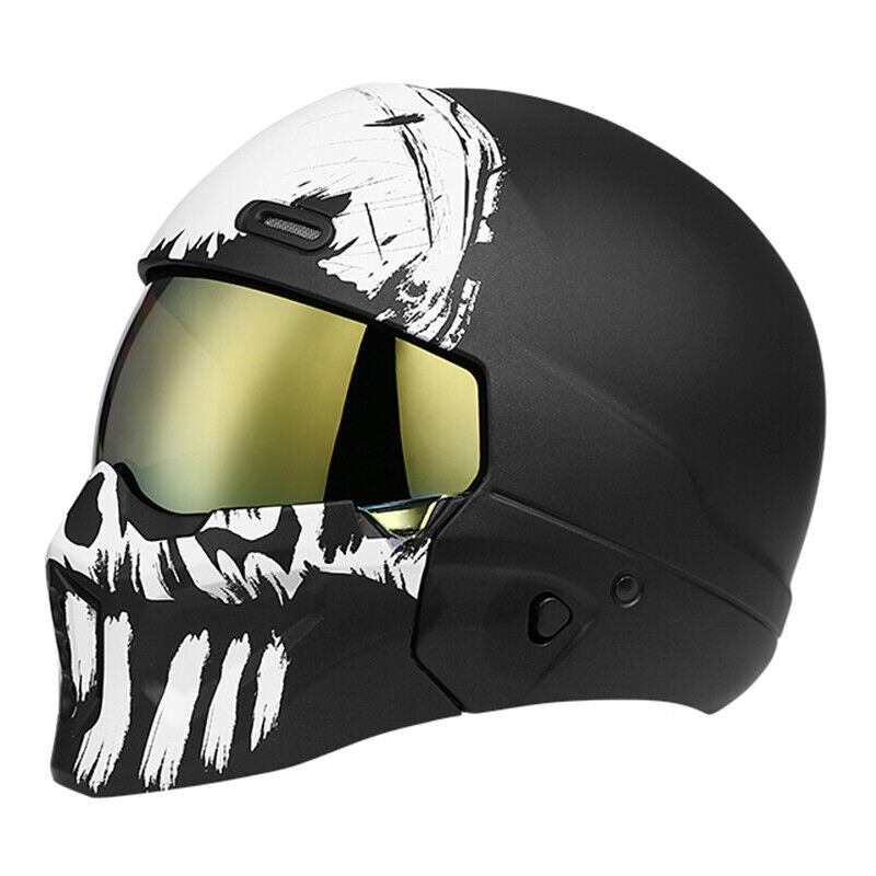 Shadow Scorpion -Motorcycle Full Face Helmet Harley Cruiser Bike Class A 3C DOT