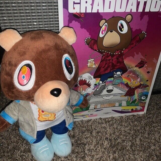 Kanye West / Graduation Teddybear Album Plush Toy Peripheral Decor Gift