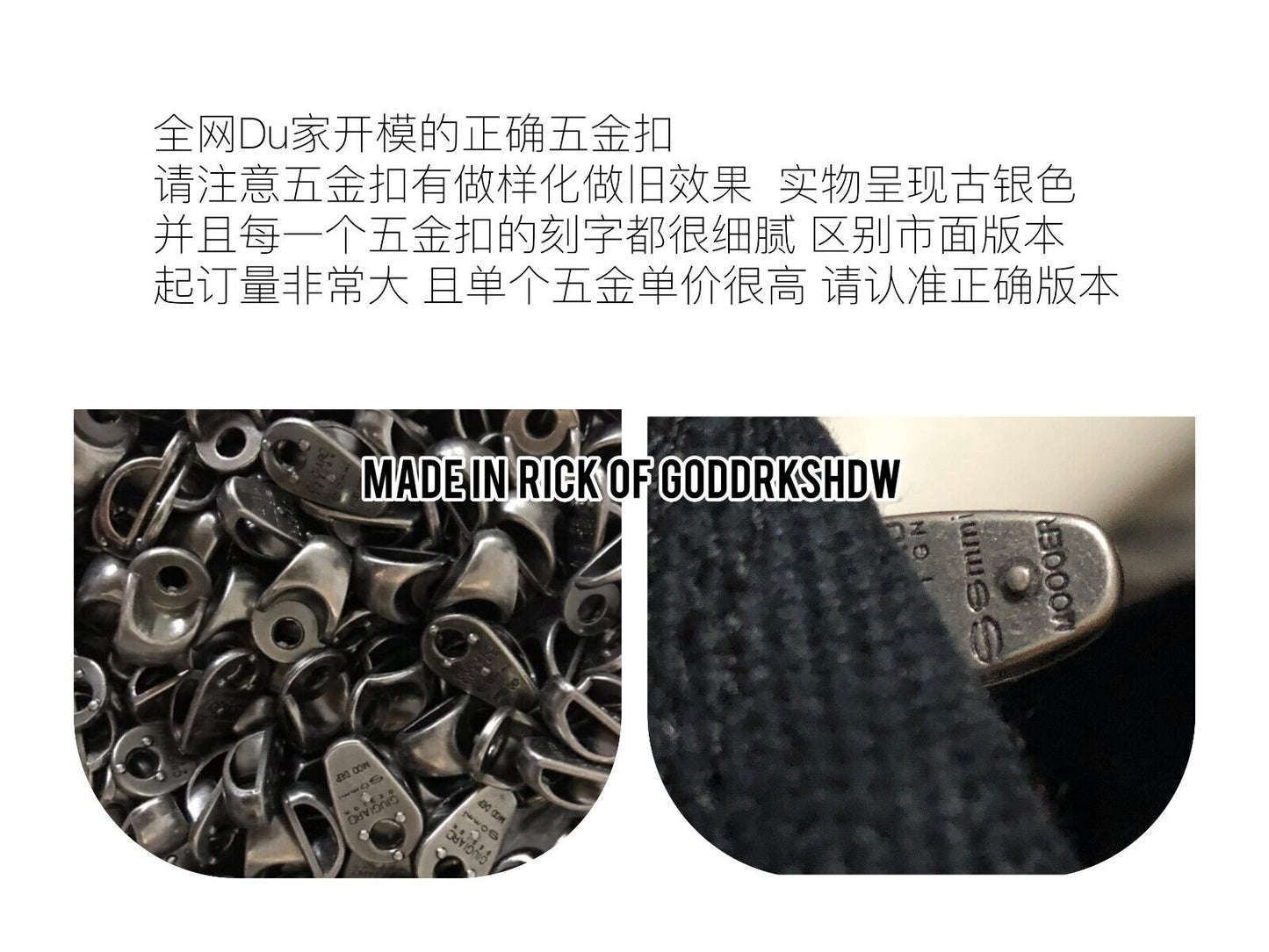 Self-Made ROG Pentagram Rick Owens DRKSHDW Sub-line High-top Canvas Gothic Shoes