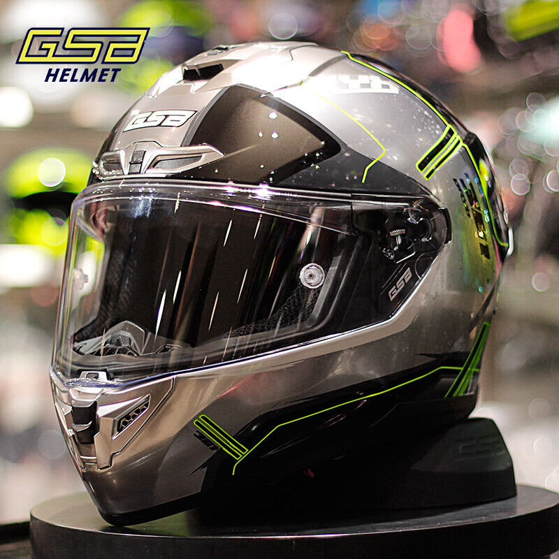 GSB Motorcycle Helmet: Full-Face Fully Covered Sun Protection Clearance Sale.