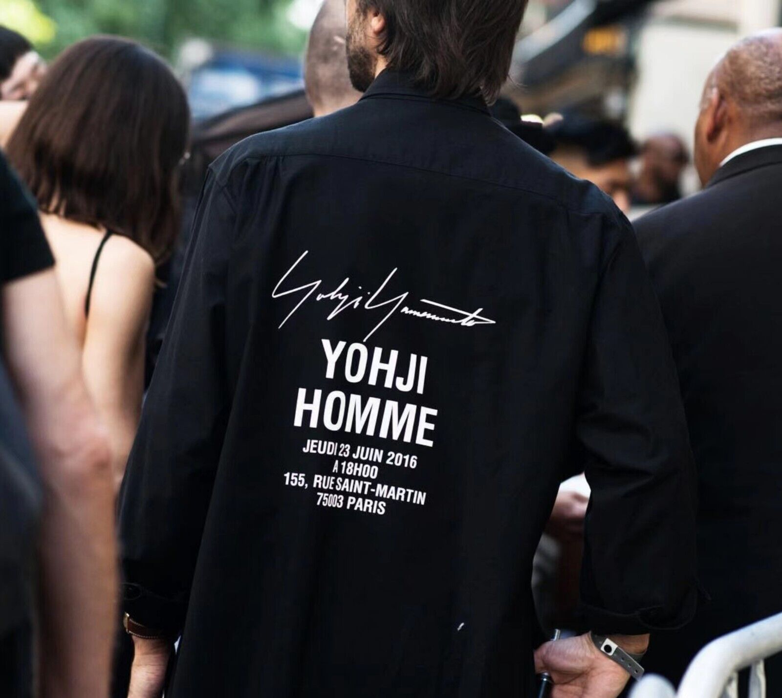 Self-Made Yohji Yamamoto Coat Trench Coat Shirt Paris Runway Limited Edition