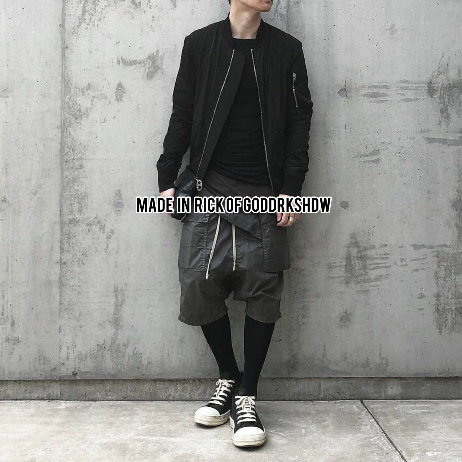 RO 23SS Leather Milk Fragrance Sole Dark High Street Low-Top Shoes RICK OWENS