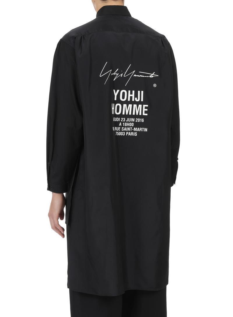 Self-Made Yohji Yamamoto Coat Trench Coat Shirt Paris Runway Limited Edition