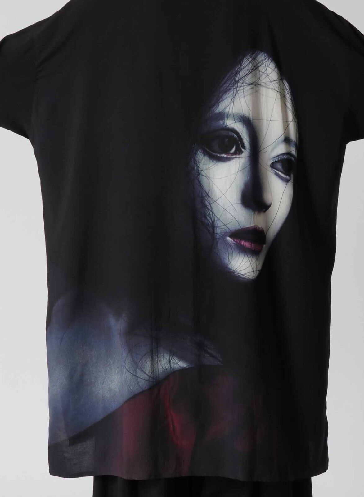 Yohji Yamamoto Vibe Shirt Y's Ayumidoll Limited Edition Doll Print Dark Shirt