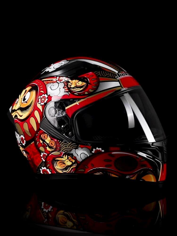 Alien / LS2 Motorcycle Premium Helmet DOT /3C Certified Full-Face Design