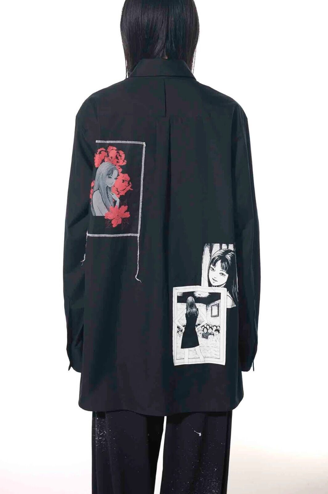 Self-Made Yohji Yamamoto SYTE 21ss X Ito Junji Manga Tomie Long Sleeve Shirt