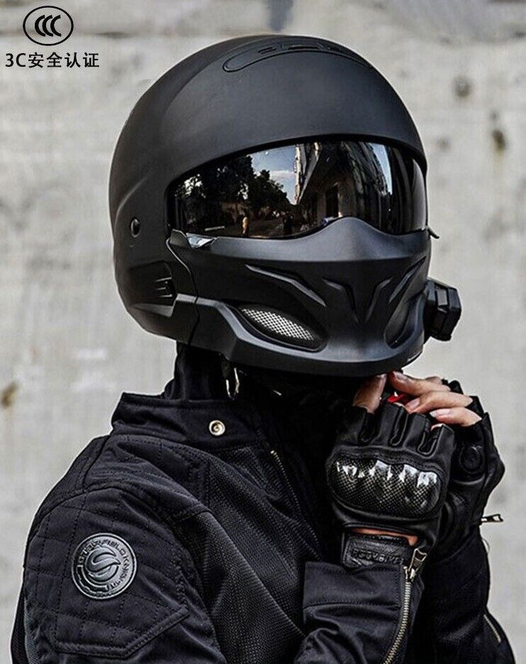 Shadow Scorpion -Motorcycle Full Face Helmet Harley Cruiser Bike Class A 3C DOT