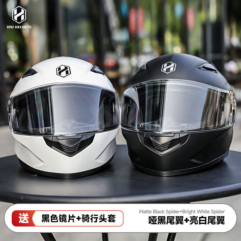 HNJ Motorcycle Helmet, Unisex/ All-Season Riding/ Bluetooth-Avaliable/3C DOT ECE