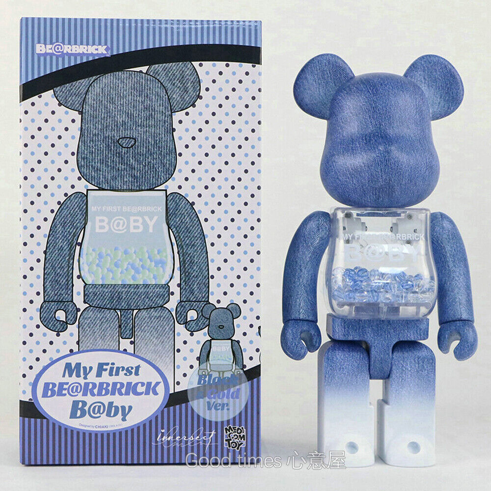 Bearbrick400% Plated Building Block Violent Bear Murakami Doraemon Figurine Gift