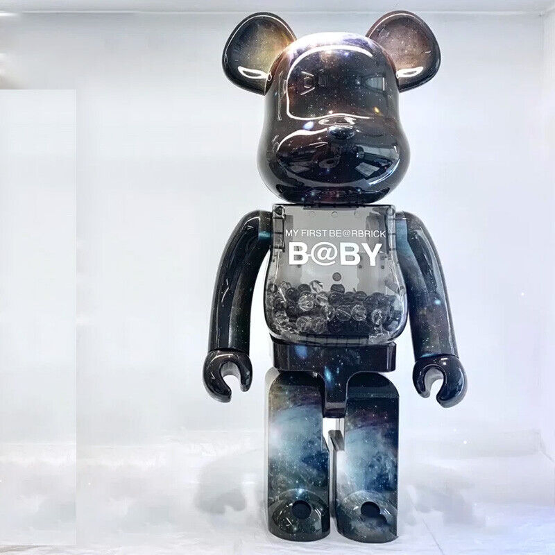 Bearbrick x NBHD x Bape 400% / Building Block Violent Bear Figurine Toy Decor