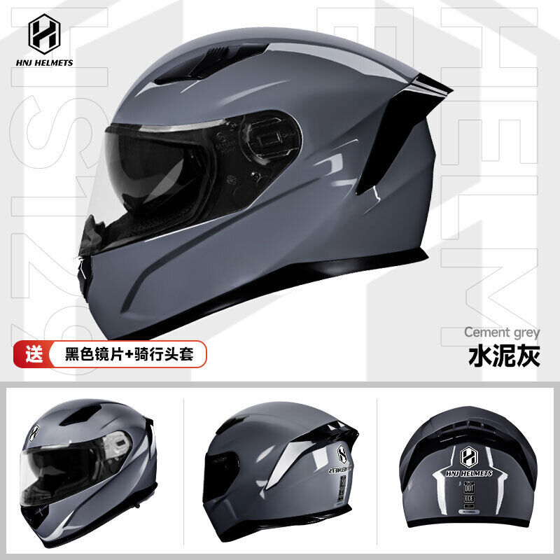 HNJ Motorcycle Helmet, Unisex/ All-Season Riding/ Bluetooth-Avaliable/3C DOT ECE