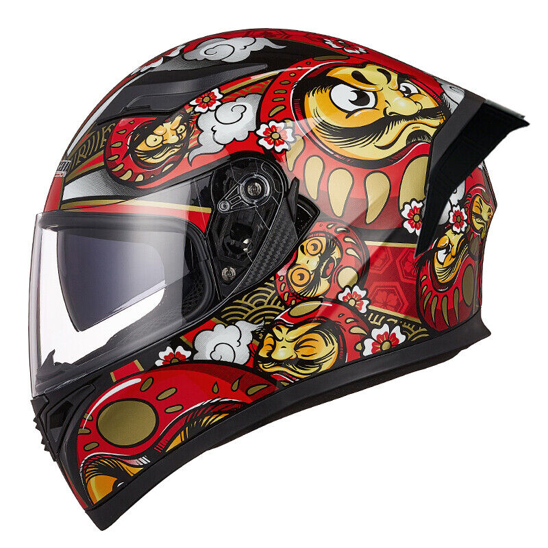 Alien / LS2 Motorcycle Premium Helmet DOT /3C Certified Full-Face Design