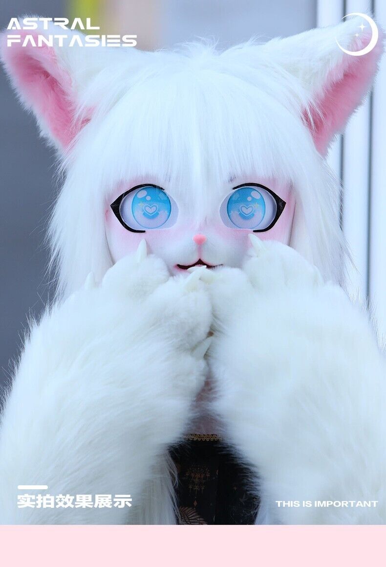 Furry Kigurumi Anime Cosplay Pre-Design Kigurumi Animal Headpiece Lolita Costume