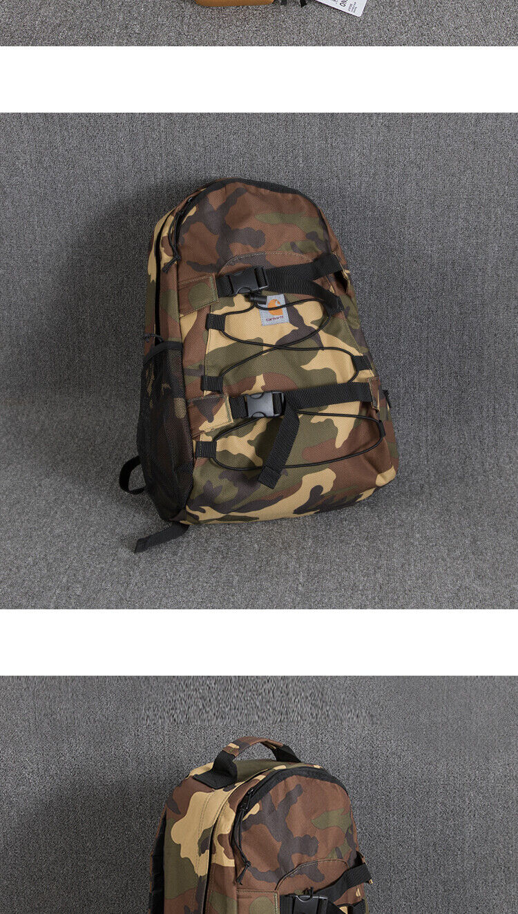 Carhartt Streetwear Backpack Canvas Casual Student School Travel Laptop Gym Bag