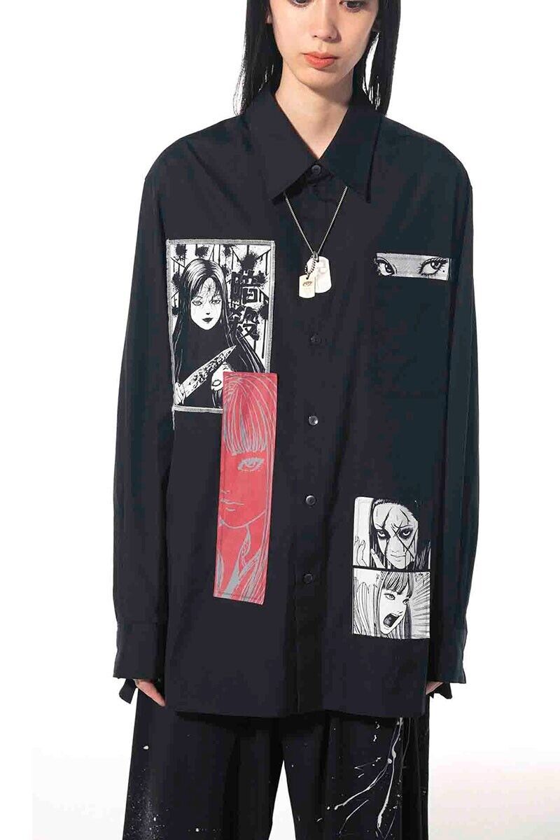 Self-Made Yohji Yamamoto SYTE 21ss X Ito Junji Manga Tomie Long Sleeve Shirt