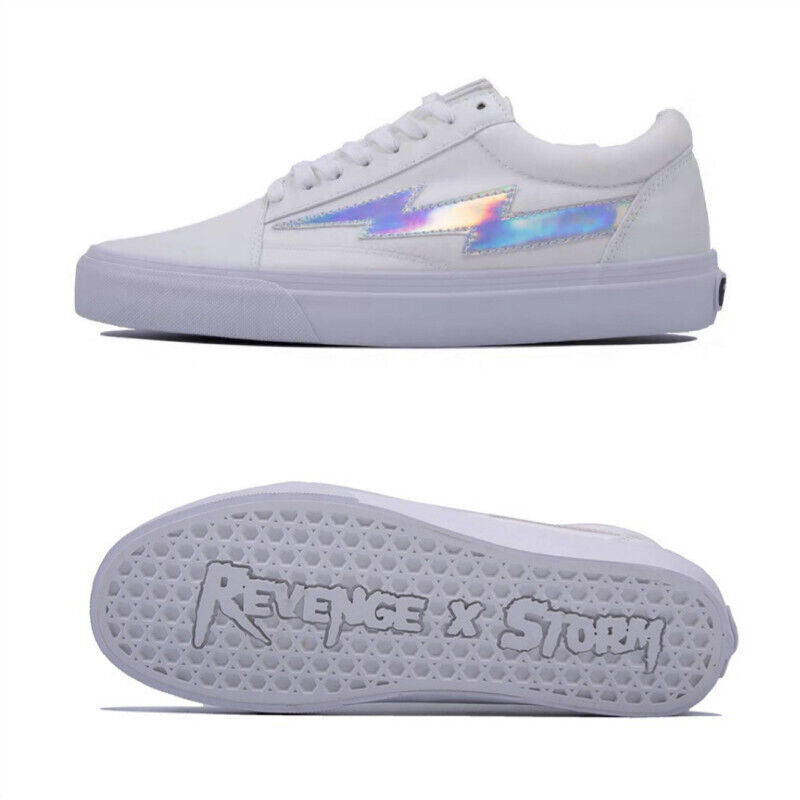 Revenge x Storm Lightning Skateboard Shoes Low-Top Canvas Shoes /Vengeful Storm