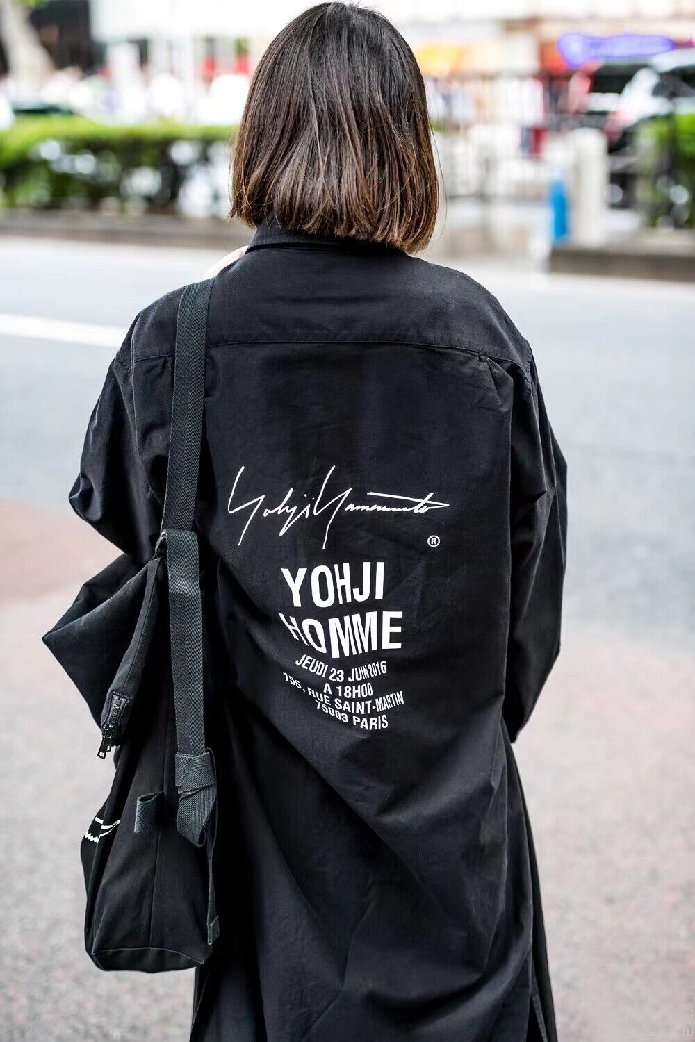 Self-Made Yohji Yamamoto Coat Trench Coat Shirt Paris Runway Limited Edition