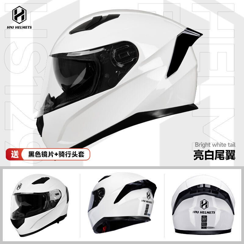 HNJ Motorcycle Helmet, Unisex/ All-Season Riding/ Bluetooth-Avaliable/3C DOT ECE