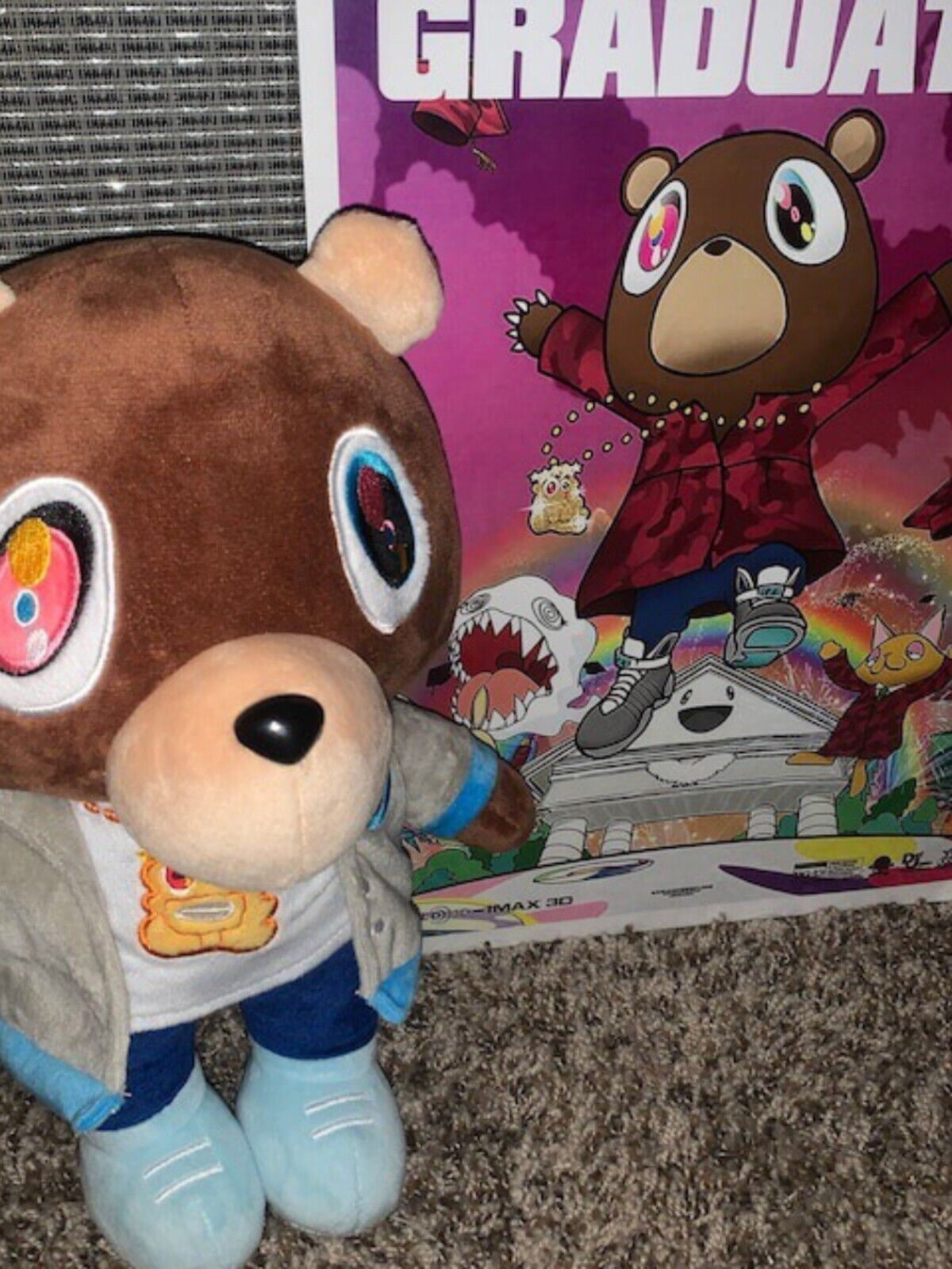 Kanye West / Graduation Teddybear Album Plush Toy Peripheral Decor Gift