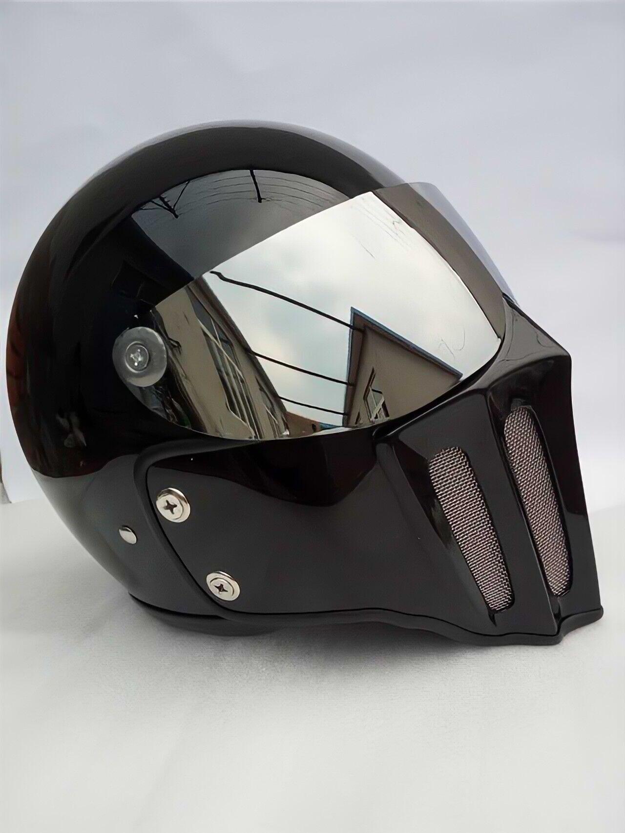 McKense Venom – Anti-Fog Retro German Fiberglass Cruiser Motorcycle Helmet