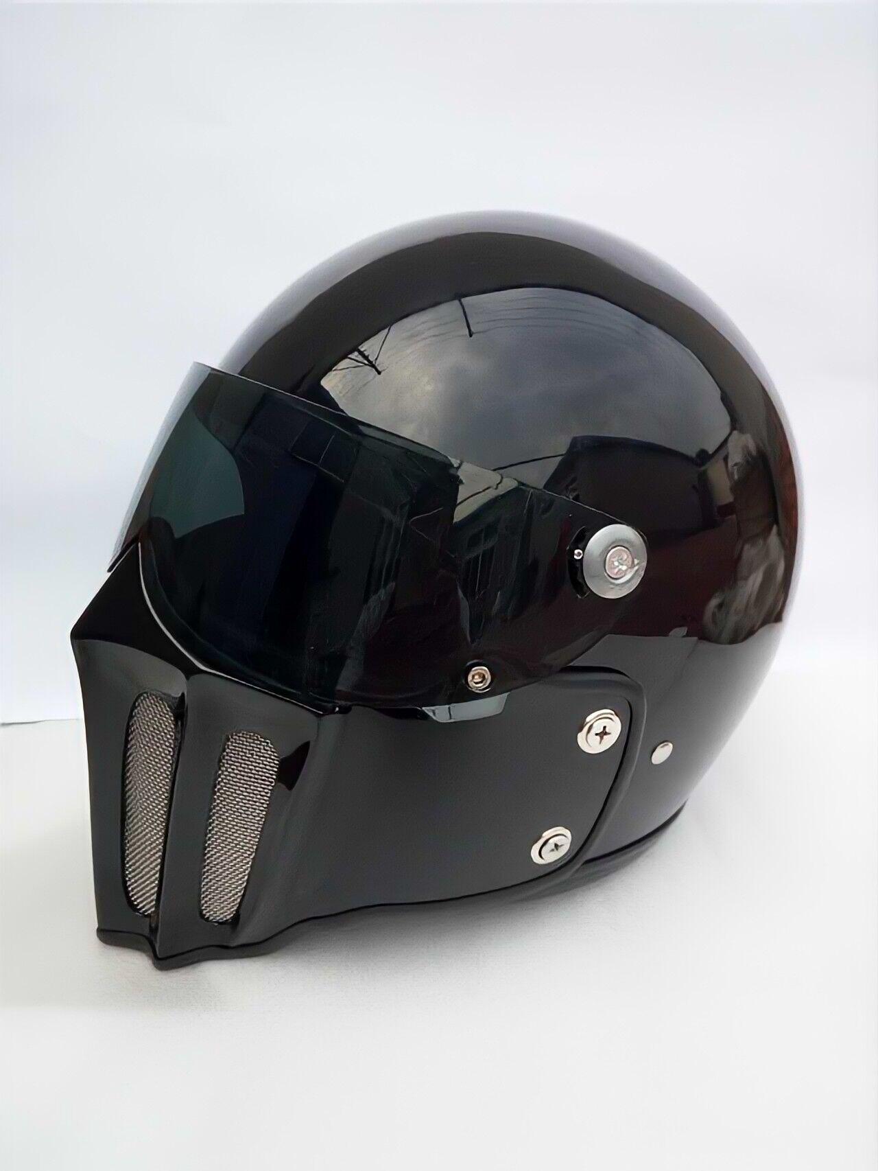 McKense Venom – Anti-Fog Retro German Fiberglass Cruiser Motorcycle Helmet