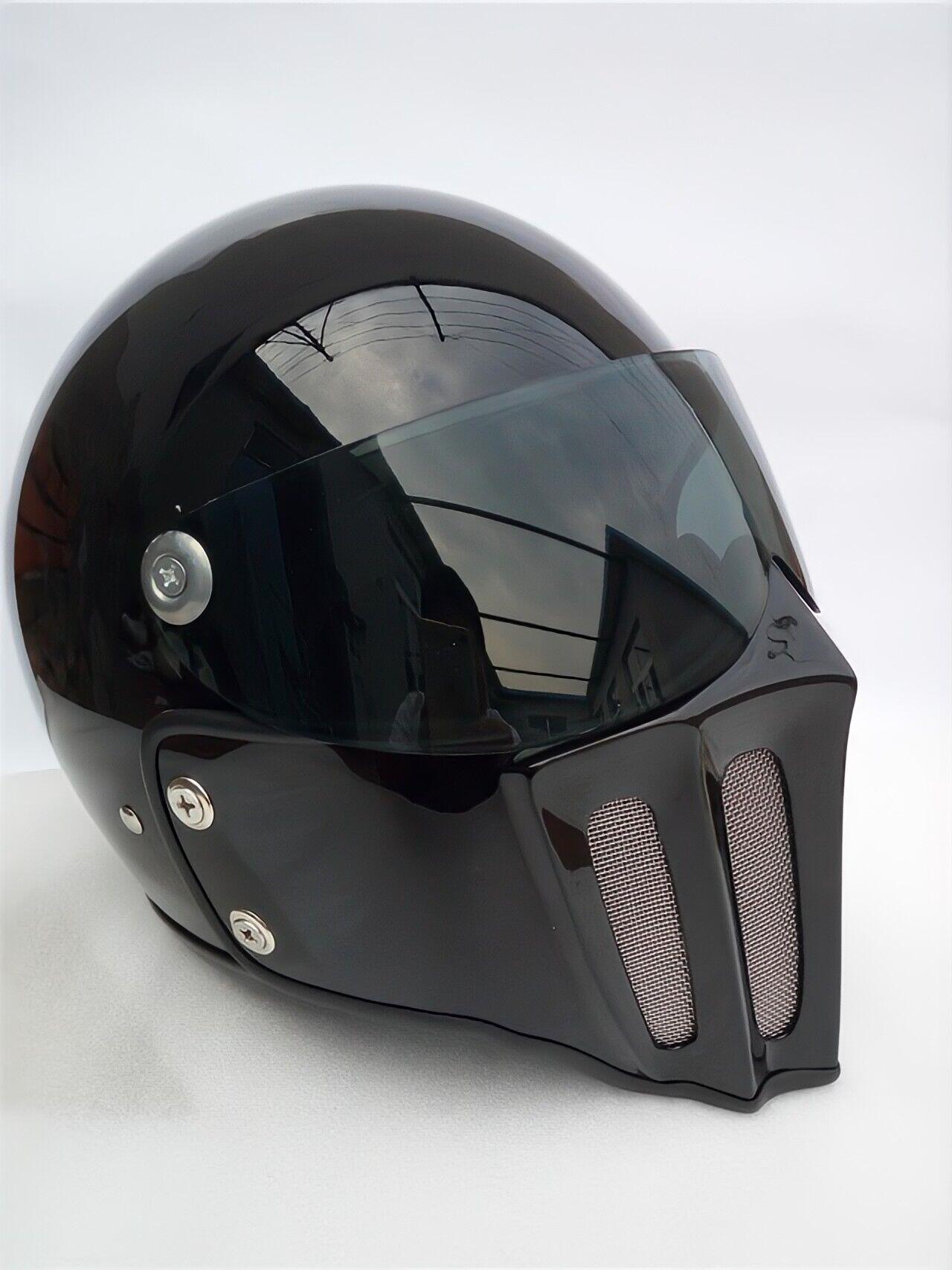 McKense Venom – Anti-Fog Retro German Fiberglass Cruiser Motorcycle Helmet