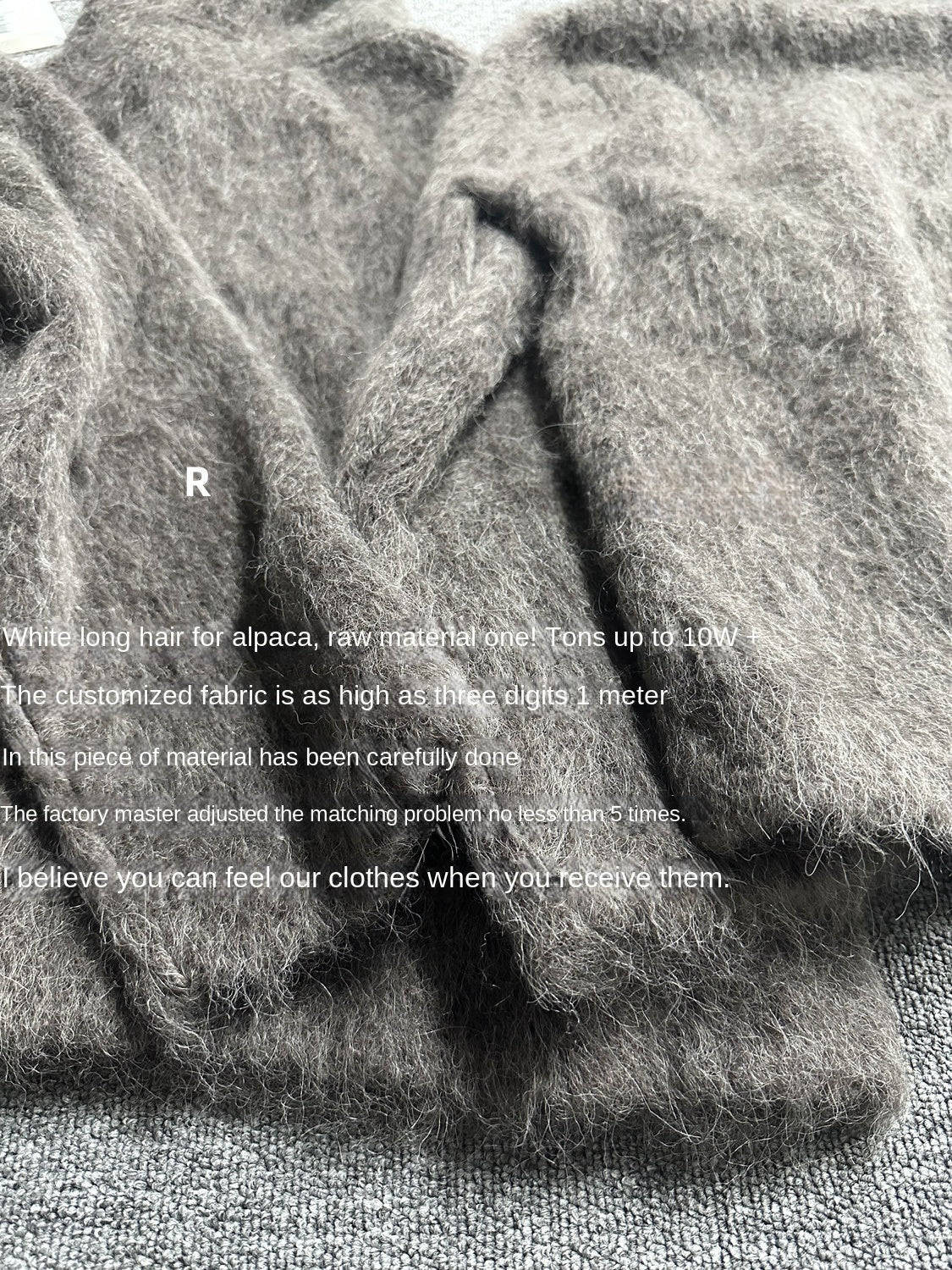 Self-made Our Legacy Grey Mohair Zip Cardigan – Wool Blend Relaxed Hooded Knit