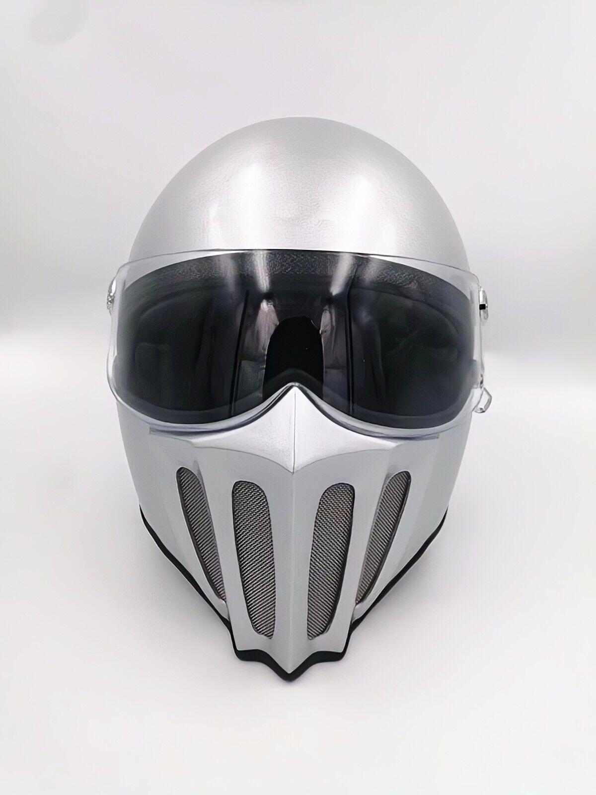 McKense Venom – Anti-Fog Retro German Fiberglass Cruiser Motorcycle Helmet