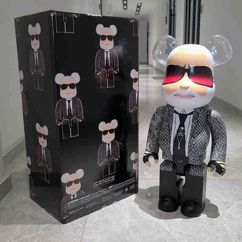 Bearbrick 1000% Building Block Violent Bear Collectible Home Decor Toy Figure 70CM High