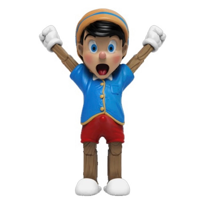 Woke Pinocchio Trendy Figurine – Playful Prank Toy, Fun Collectible Valentine's