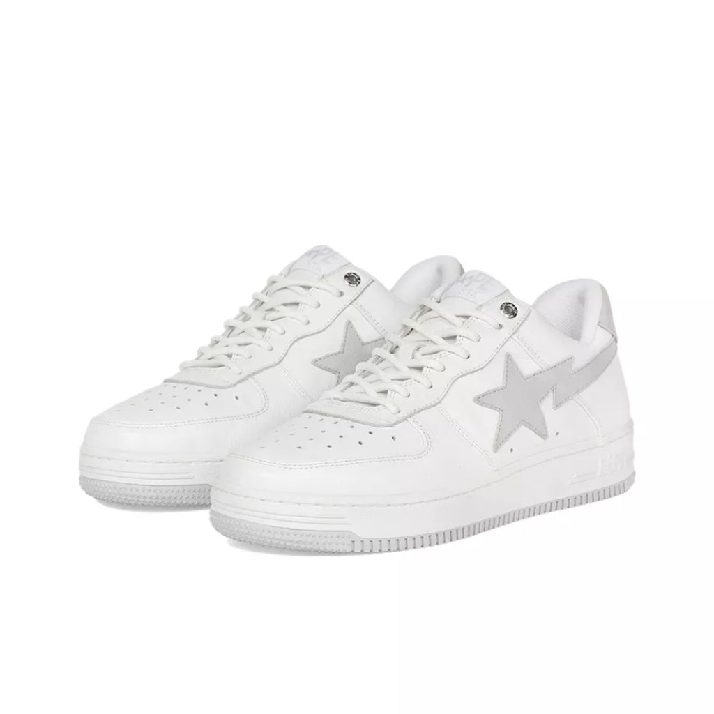 Self-Made BAPESTA Classic Patent Leather Sneaker Low-Top Casual Skateboard Shoes