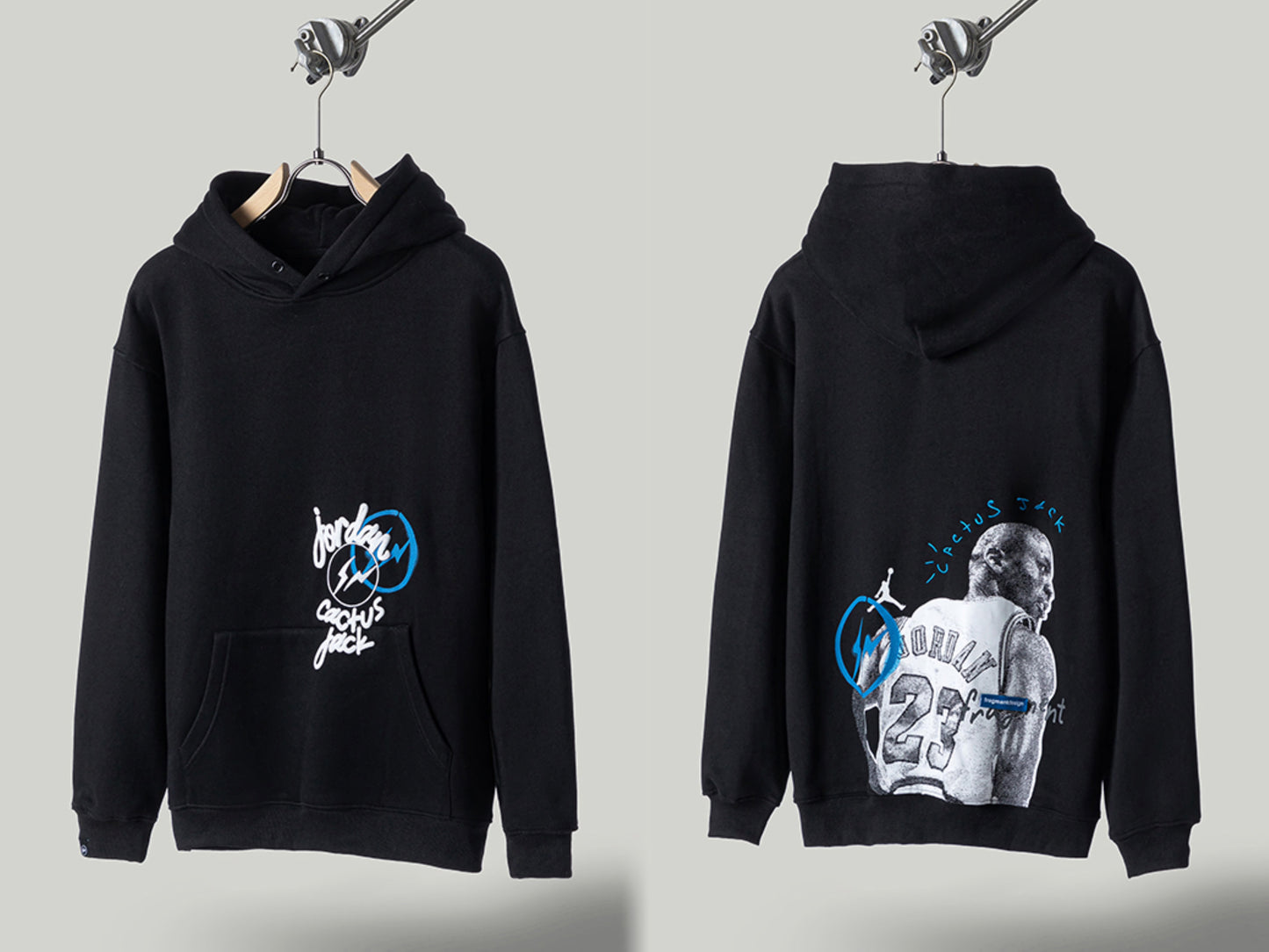 Self-Made FW20 Travis Scott x McDonald's Apple Pie High Street Foam Print Hoodie