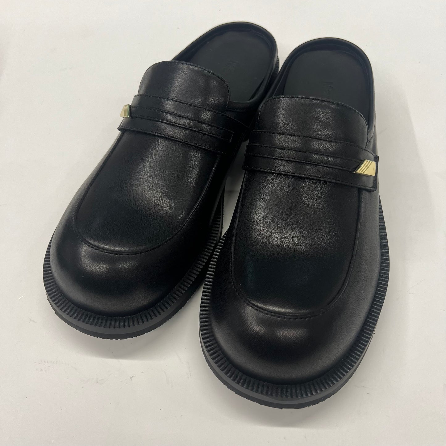 Self-made Martine Rose Loafer-Derby Genuine Leather Slip-On Shoes Retro Platform