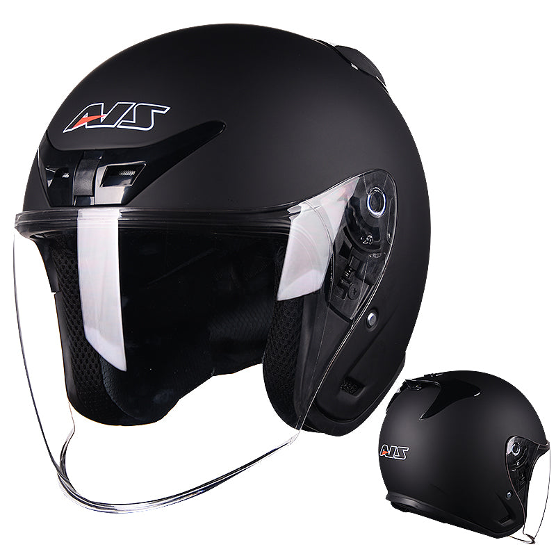 Dark Knight/ Unisex Electric Bike Scooter Half Helmet All-Season Dust Sun Protection