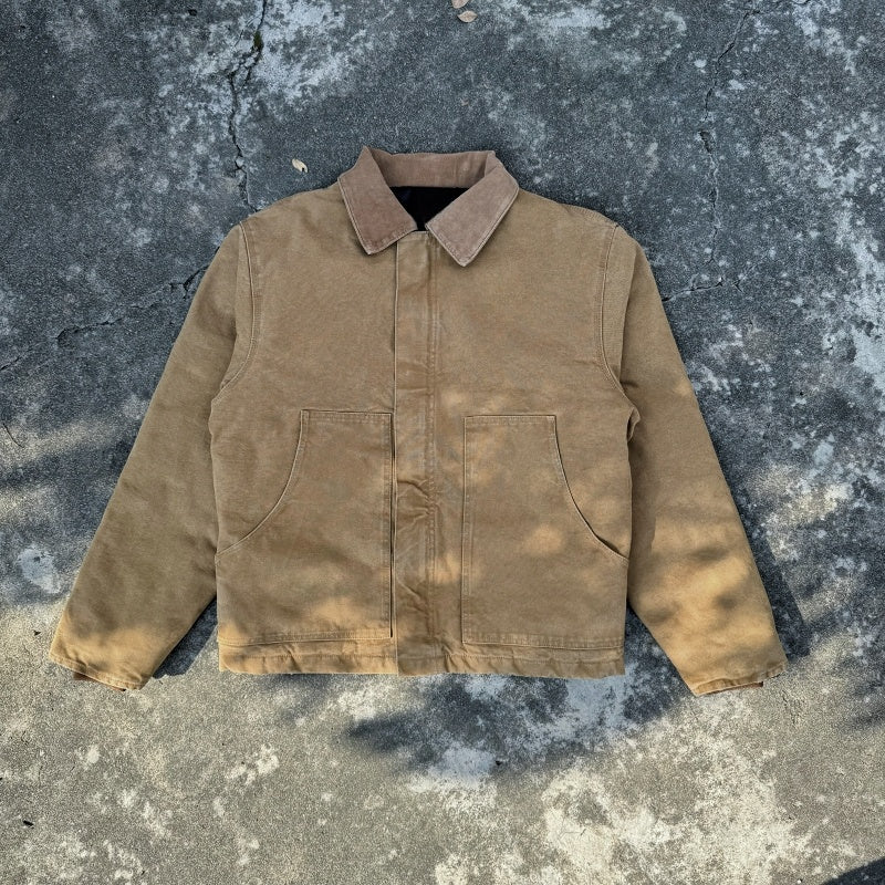 Self-made J22/J02 Carhartt Washed Detroit Jacket Vintage Cotton Coats