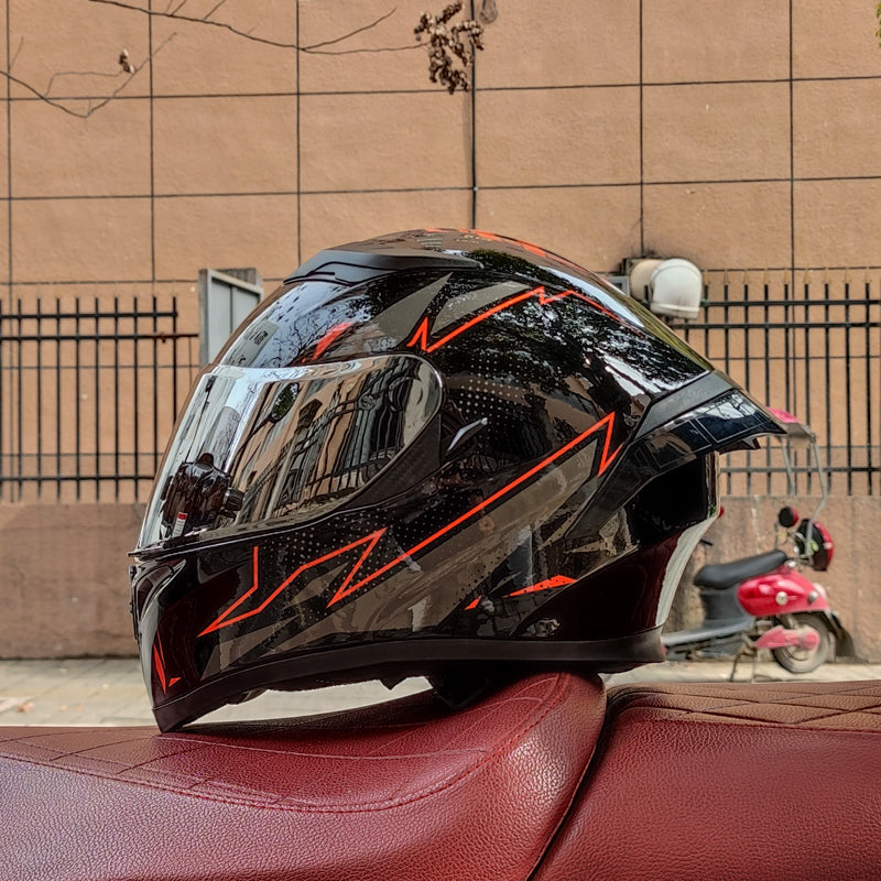 Soul-Eater/3C DOT Dual Visors Winter Bluetooth Motorcycle Full-cover Helmet