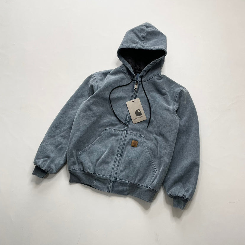 Self-made Carhartt J130 Heavyweight Vintage Washed Hooded Jacket Unisex Retro Outerwear