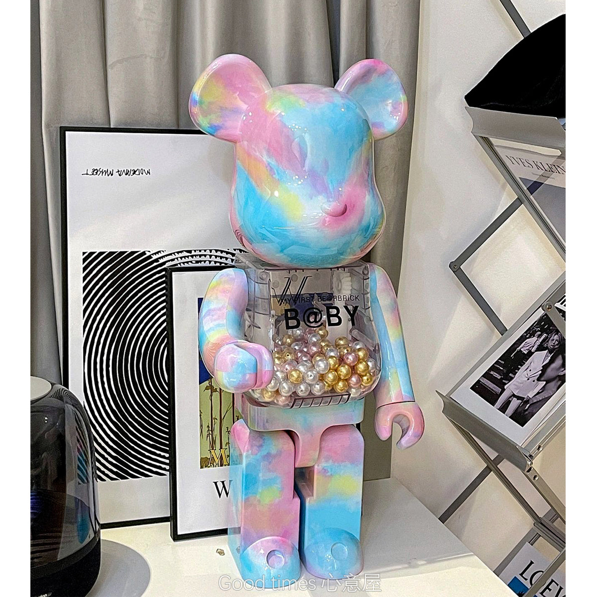 Bearbrick 1000% Building Block Violent Bear Collectible Home Decor Toy Figure 70CM High