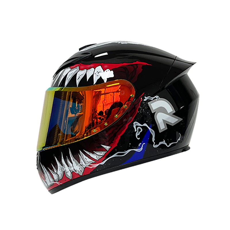 Joker / 3C DOT Full Face Dual Visors Unisex /Bluetooth Motorcycle Helmet