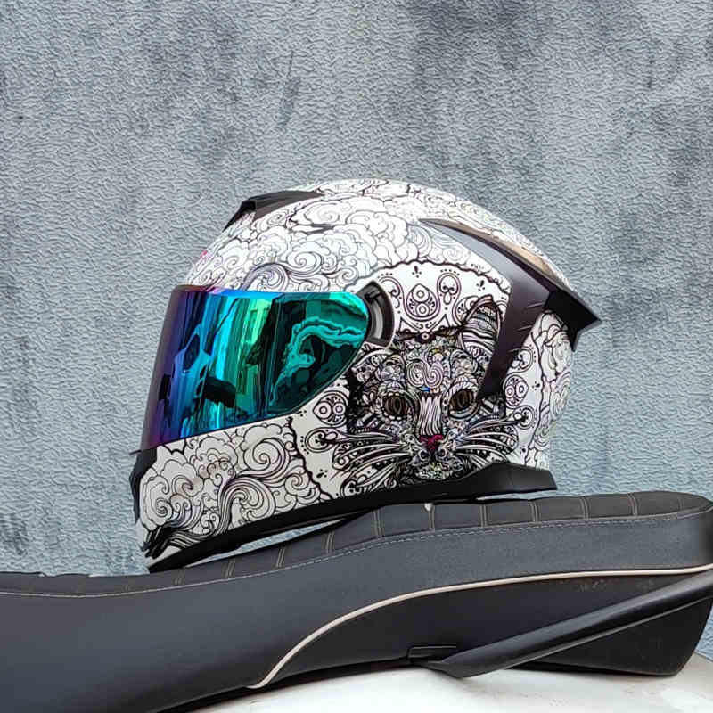 Soul Eater - 3C DOT Dual Visors Unisex LVS Bluetooth Full-Cover Motorcycle Helmet