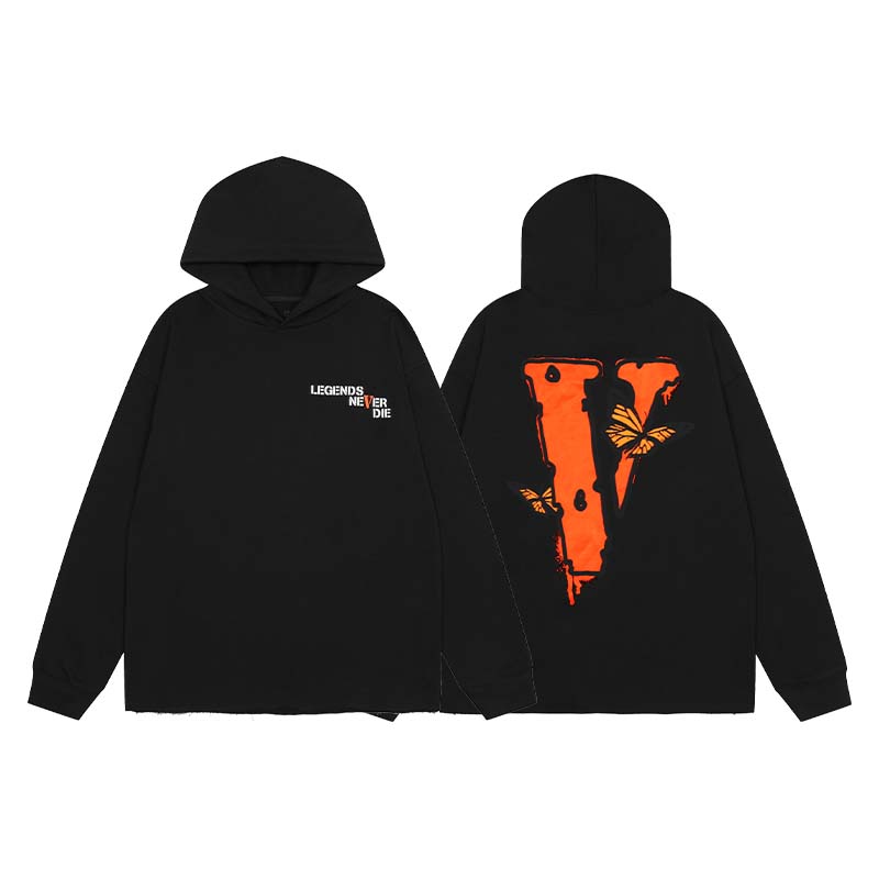 23SS VLONE x FOG Limited Edition Washed Loose Hoodie Sweatshirt Fujiwara Hiroshi