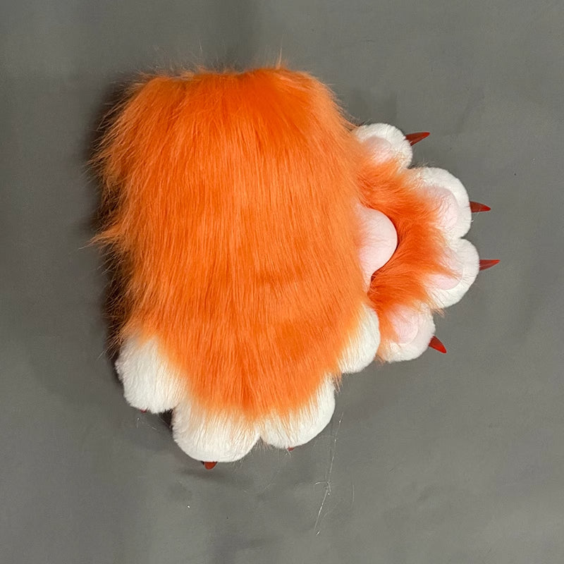 Furry Beast Claw Colored Beast Costume Claw Gloves Gloves Plush Fursuit Cosplay