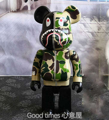 Bearbrick 1000% Building Block Violent Bear Collectible Home Decor Toy Figure 70CM High