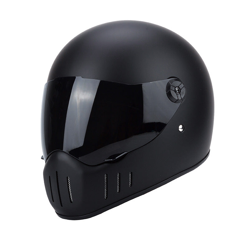 Full Coverage Retro Motorcycle Helmet Cruiser Bike Full-Face All-Season Racing