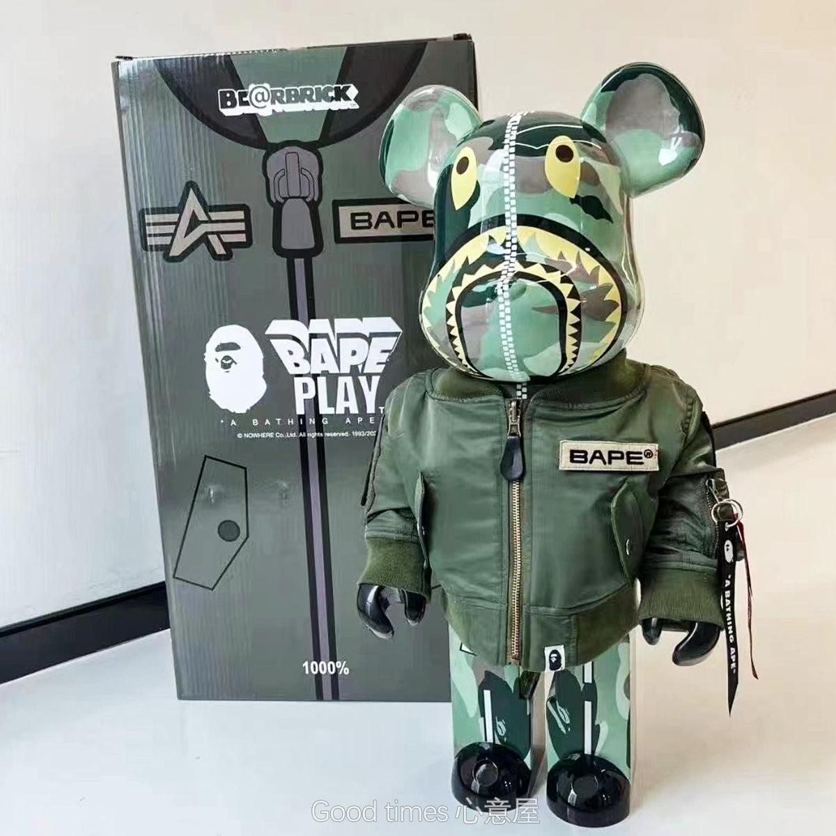 Bearbrick 1000% Building Block Violent Bear Collectible Home Decor Toy Figure 70CM High