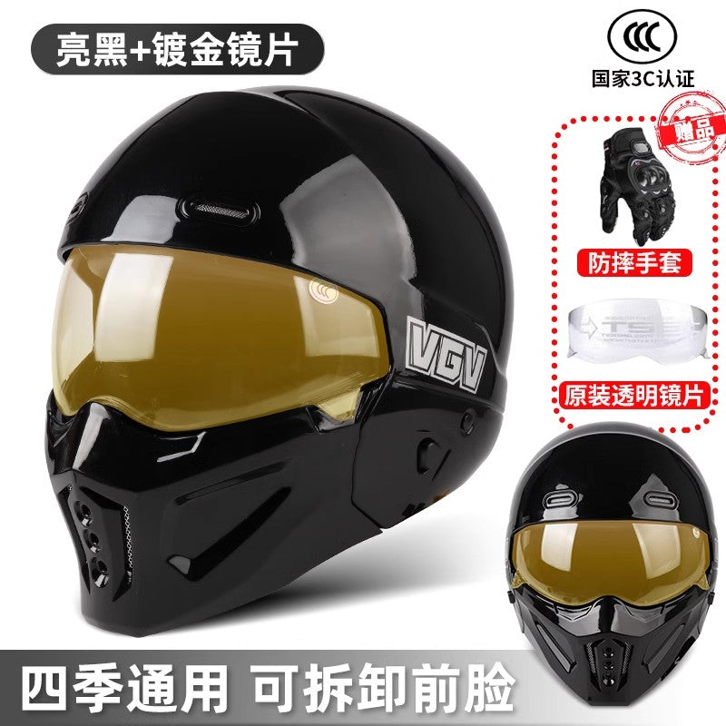 Shadow Scorpion -Motorcycle Full Face Helmet Harley Cruiser Bike Class A 3C DOT