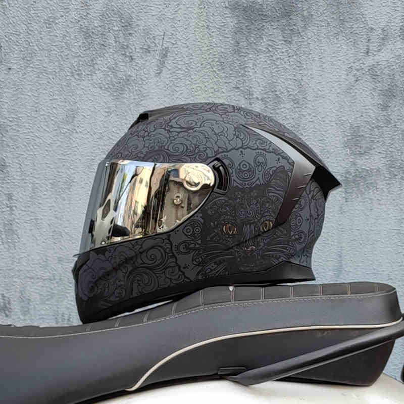 Soul Eater - 3C DOT Dual Visors Unisex LVS Bluetooth Full-Cover Motorcycle Helmet